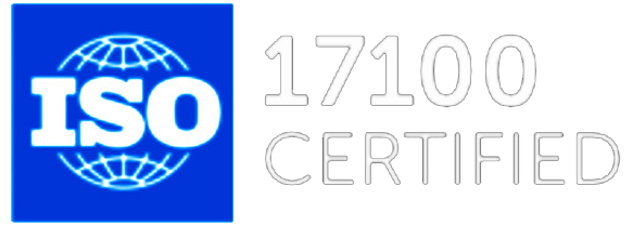 ISO 17100 Certified
