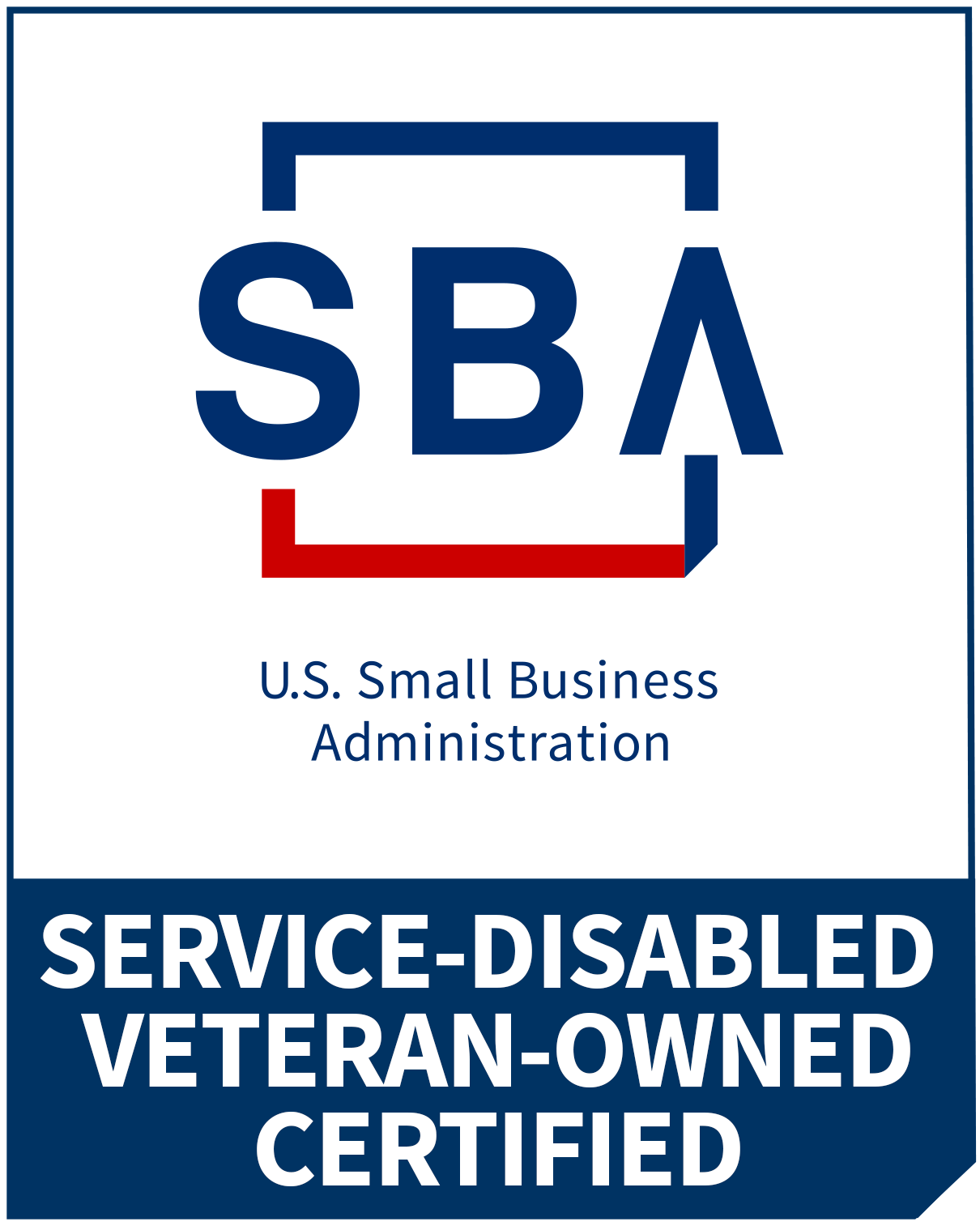 U.S. Small Business Administration Service-Disabled Veteran-owned Certified